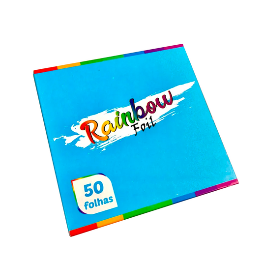 Alumínio Rainbow com 50 folhas