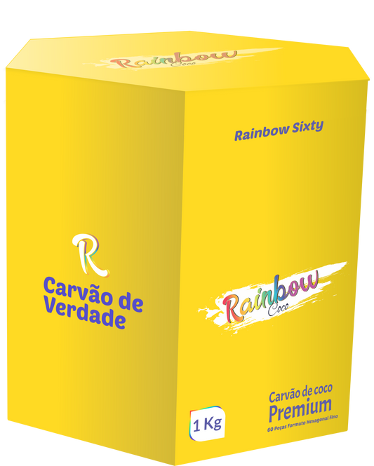 Carvão Rainbow Sixty 1kg